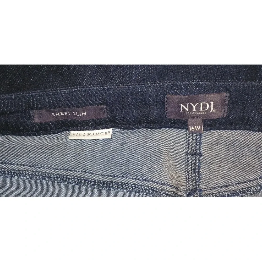 NYDJ Plus Jeans Sheri Slim 16W Lift Tuck Technology Tummy Panel 38X30 A131